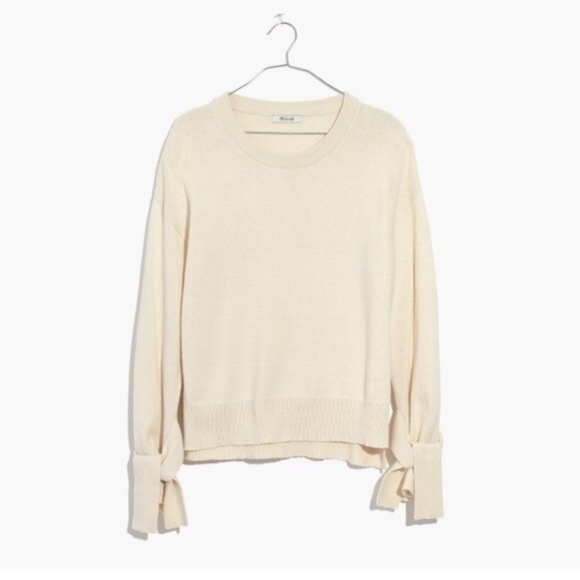 Madewell Tie Cuff Sweater - Picture 3 of 5
